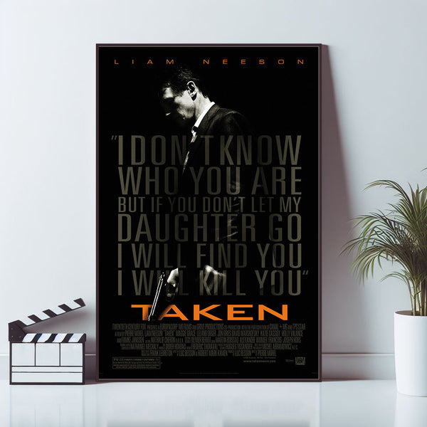 Taken Movie Poster, Wall Art Prints, Art Poster, Canvas Material Gift, Keepsake, Home Decor, Live Room Wall Art 1619064806