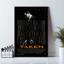 Taken Movie Poster, Wall Art Prints, Art Poster, Canvas Material Gift, Keepsake, Home Decor, Live Room Wall Art 1619064806