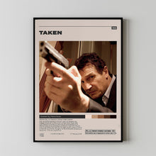 Taken Poster, Pierre Morel, Minimalist Movie Poster