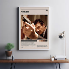 Taken Poster, Pierre Morel, Minimalist Movie Poster