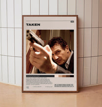 Taken Poster, Pierre Morel, Minimalist Movie Poster