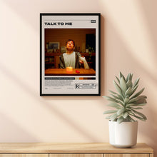Talk to Me Poster, Danny Philippou, Minimalist Movie Poster, Vintage Retro Art