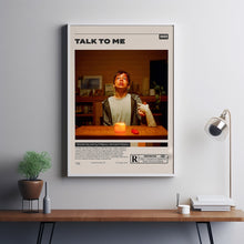 Talk to Me Poster, Danny Philippou, Minimalist Movie Poster, Vintage Retro Art