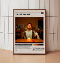 Talk to Me Poster, Danny Philippou, Minimalist Movie Poster, Vintage Retro Art