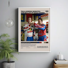 Talladega Nights The Ballad of Ricky Bobby, Adam McKay, Minimalist Movie Poster