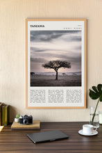 Tanzania Wall Art Africa  Poster Tanzania Africa Black White Poster  Poster Art Gift 1684185166