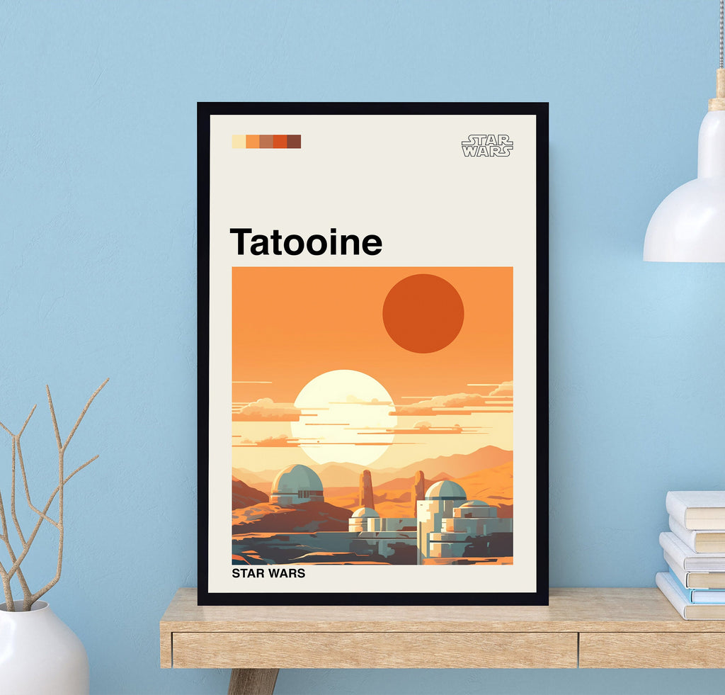 tatooine landscape poster