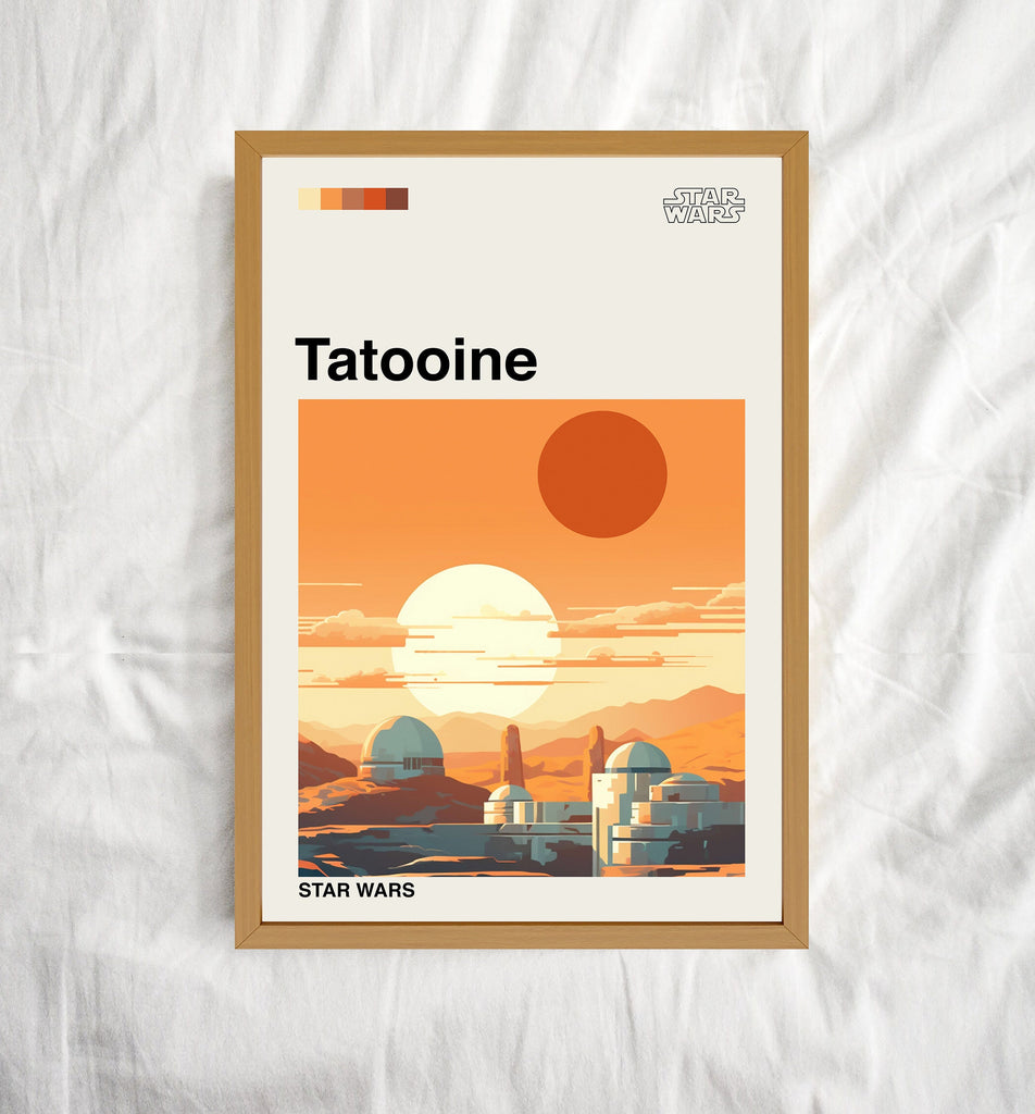 tatooine landscape poster
