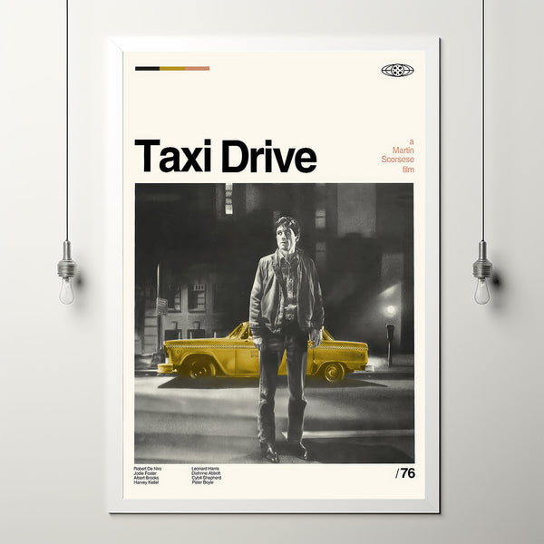 Taxi Driver Movie Poster, Taxi Driver Wall Decor, Taxi Driver Poster Print, Vintage Retro Art Print, Modern Vintage, Movie Poster, Wall Art
