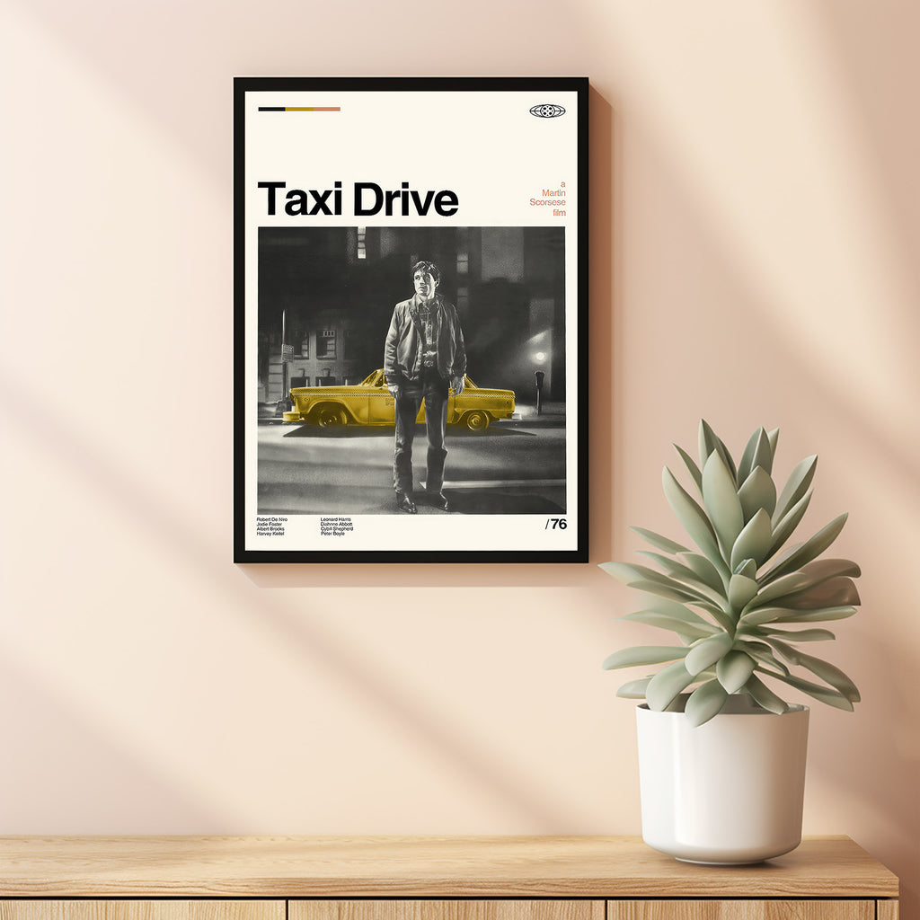 Taxi Driver Movie Poster, Taxi Driver Wall Decor, Taxi Driver Poster P ...