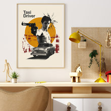 Taxi Driver Mid Century Movie Poster  Film Posters  Minimalist Movie Poster    Wall Art Poster 1363945871