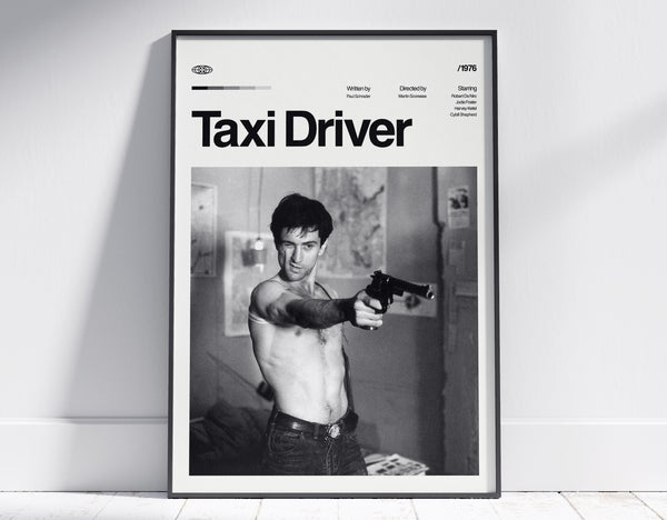 Taxi Driver Movie Poster, Taxi Driver Wall Decor, Taxi Driver Poster Print, Vintage Retro Art Print 1436923415
