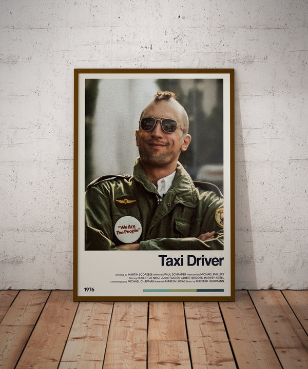 Taxi Driver Poster - Modern Movie Poster Print - Wall Art Poster Decor - Movie Posters Art - Vintage Poster Art - Minimalist Movie Poster 1662415147