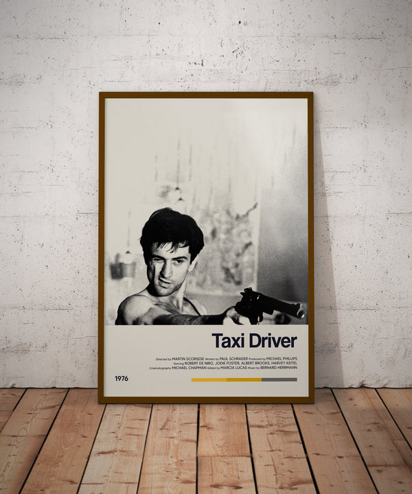 Taxi Driver Poster - Modern Movie Poster Print - Wall Art Poster Decor - Movie Posters Art - Vintage Poster Art - Minimalist Movie Poster 1662415147 - Copy (2)