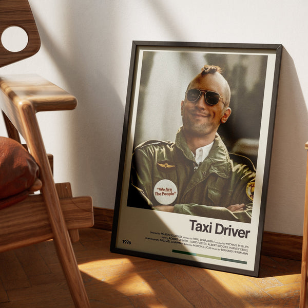 Taxi Driver Poster - Modern Movie Poster Print - Wall Art Poster Decor - Movie Posters Art - Vintage Poster Art - Minimalist Movie Poster 1662415147 - Copy (3)