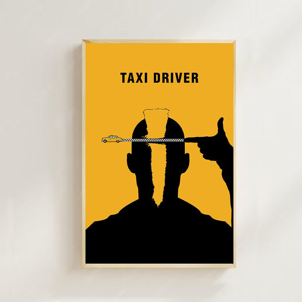 Taxi Driver (1976)-  Movie Poster (Regular Style)Art  printing, Home Decor, Art Poster for Gift，Canvas Poster 1591113989 - Copy