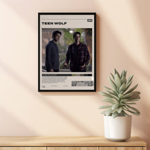 Teen Wolf Poster, Jeff Davis, Minimalist Tv Series, Vintage Retro Art