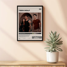 Teen Wolf Poster, Jeff Davis, Minimalist Tv Series, Vintage Retro Art 1