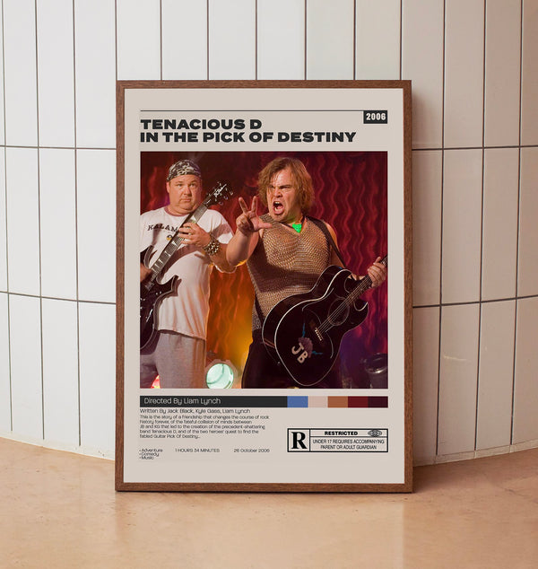 Tenacious D in The Pick of Destiny, Liam Lynch, Minimalist Movie Poster