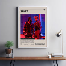 Tenet Poster, Christopher Nolan, Minimalist Movie Poster