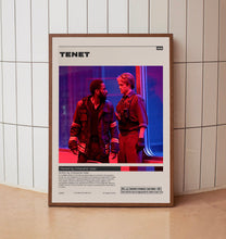 Tenet Poster, Christopher Nolan, Minimalist Movie Poster