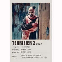 Terrifier 2 (2022) Movie Poster Canvas Poster Minimalist Poster Art Print Gifts for Lover Mural Painting Home Decoration 1800069434