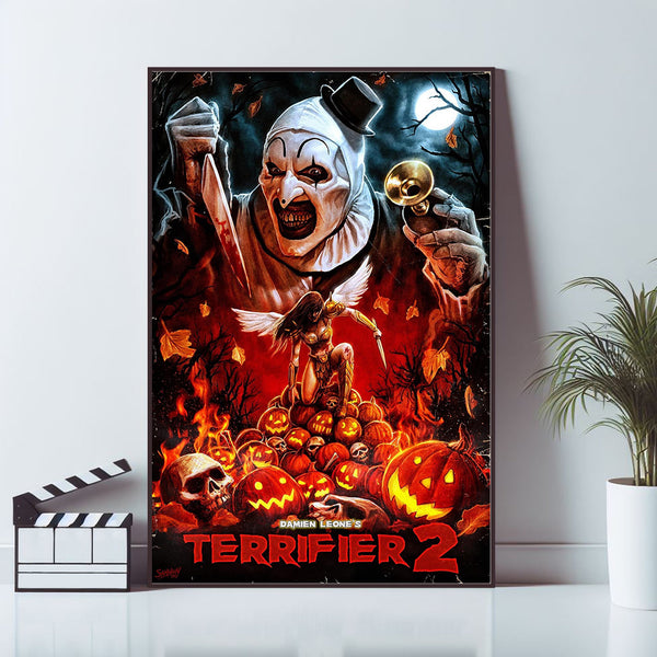 Terrifier 2  Movie Poster, Art Poster, Home Decor, Wall Art Prints, High Quality Reproduction, Keepsake 1630591246