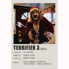 Terrifier 3 (2024) Movie Poster Canvas Poster Minimalist Poster Art Print Gifts for Lover Mural Painting Home Decoration 1814269815