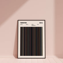 Terrifier Movie Barcode Print, Terrifier Print, Terrifier Poster, Terrifier Wall Art, Horror Posters, Horror Movie Gifts, Movie Buff Gift 1617488230