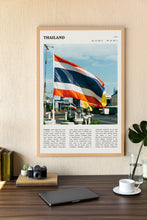 Thailand Flag Art Bangkok Wall Art  Poster Thailand Bangkok Poster  Poster Art Gift 1690413690