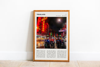 Thailand Night Cityscape Art Bangkok Wall Art  Poster Thailand Bangkok Poster  Poster Art Gift 1690430704