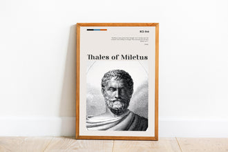 Thales of Miletus Wall Art Poster Thales of Miletus Vintage Antique Poster Fine Art  Poster Art Gift 1626307912 4959