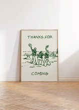 Thanks For Coming Print Vintage Sailor Poster Trendy Beachy Decor Cute Quote Art Green Aesthetic Apartment Wall Art  Wall Art 1 Print 1557381515