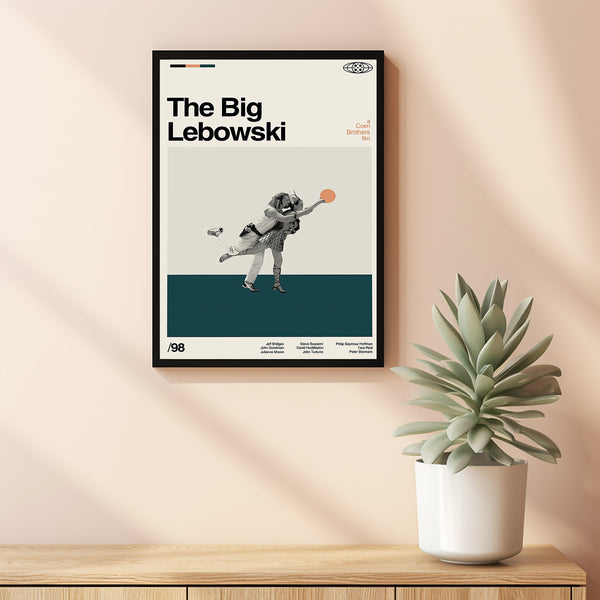 The Big Lebowski Poster, The Big Lebowski Print, Retro Modern, Minimalist Art, Book Posters, Art Print, Room Decor, Vintage Poster