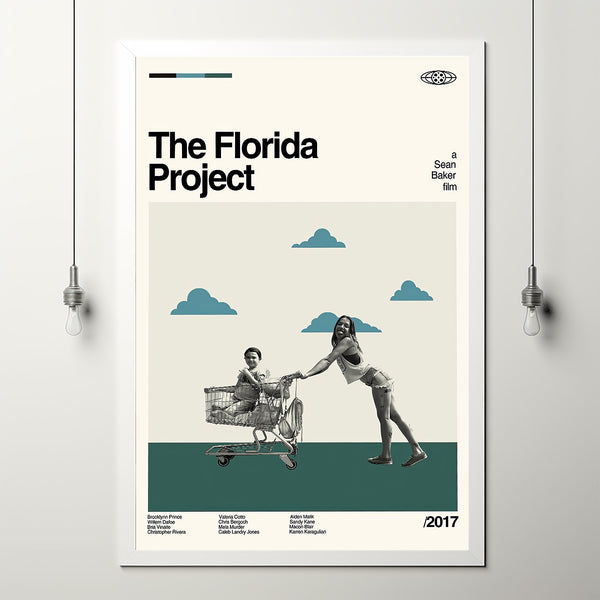 The Florida Project Poster, Sean Baker Film, Vintage Modern, Album Cover Poster, Minimalist Art, High Quality, Wall Art, Modern Vintage