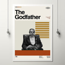 The Godfather Movie Poster, Album Film Poster, Mid Century Art, Minimalist Art, Retro Poster, Vintage Poster, Wall Decor, Living Room Decor