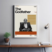 The Godfather Movie Poster, Album Film Poster, Mid Century Art, Minimalist Art, Retro Poster, Vintage Poster, Wall Decor, Living Room Decor