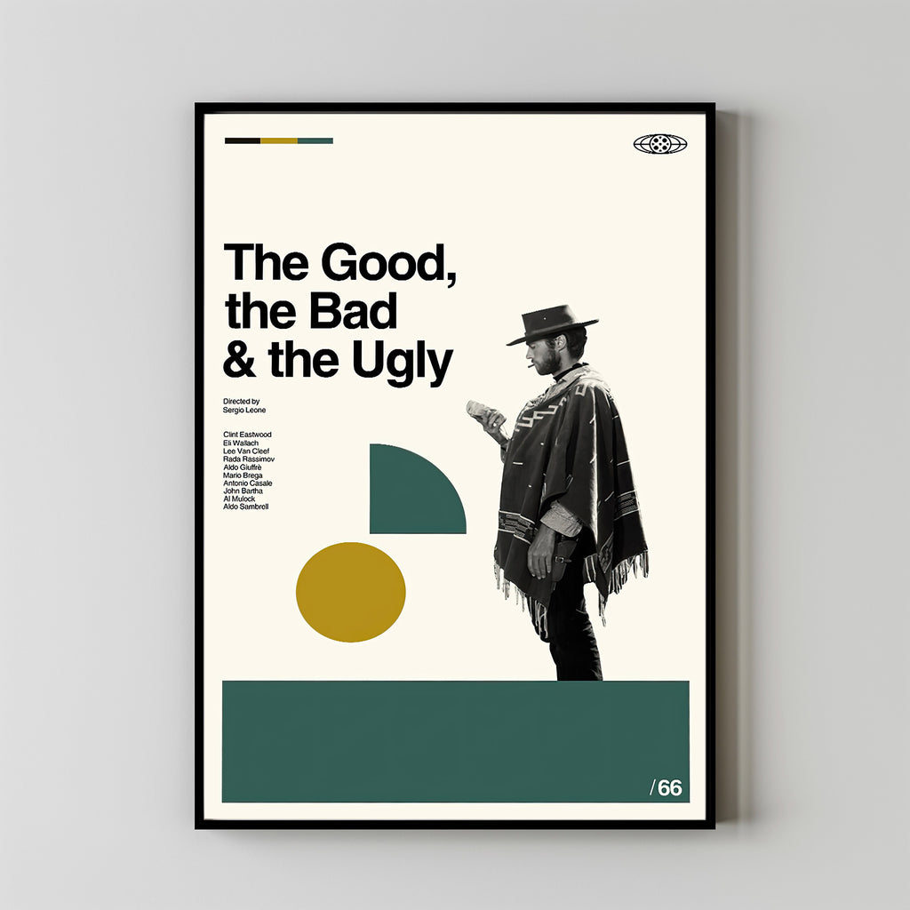 The Good, The Bad, The Ugly Movie Poster, Album Film Poster, Mid Centu ...