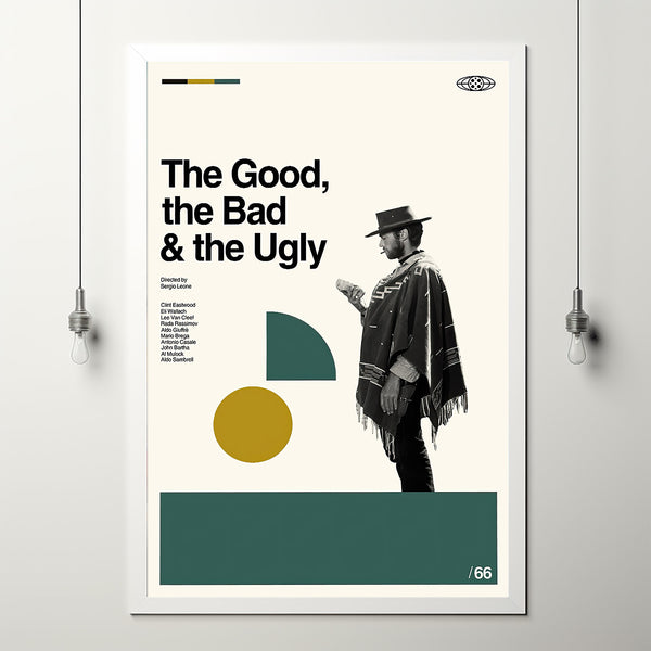 The Good, The Bad, The Ugly Movie Poster, Album Film Poster, Mid Century Art, Minimalist Art, Retro Poster, Vintage Poster, Wall Decor