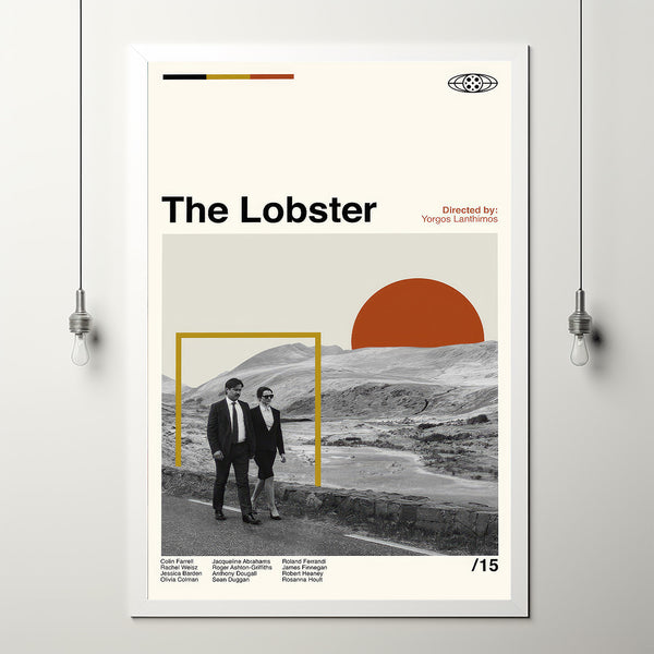 The Lobster Poster - Yorgos Lanthimos - Vintage Movie Poster - Modern Art - Minimalist Art - Midcentury Art - Vintage Poster - Wall Decor