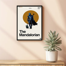 The Mandalorian Movie Poster, Vintage Poster, Minimalist Art, Midcentury Art, Home Art, Album Cover Poster, Poster Print Wall Art