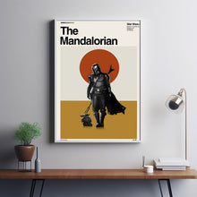 The Mandalorian Movie, Jon Favreau, Star Wars, Vintage Retro Art, Retro Movie, Movie Poster, Modern Art, Minimalist Art, Midcentury Art