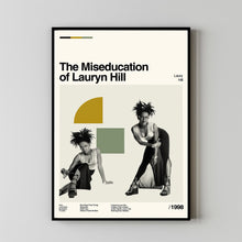 The Miseducation of Lauryn Hill Poster, Retro Poster, Poster Print Wall Art, Custom Poster, Illustration Art, Modern Vintage, Custom Posters