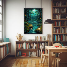 The Mystical Forest Poster - Enchanting Zen and Spiritual Wall Art, Perfect for Office and Guest Room Decor, Tranquil Nature Print