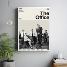 The Office Movie Poster, Greg Daniels, Minimalist Poster, Retro Movie Poster, Vintage inspired, Midcentury Art, Wall Decor, Gifts for him