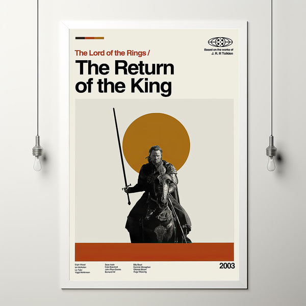 The Return Of the King Movie, The Lord Of The Rings Film, Custom Print, Vintage Print, Minimalist Art, High Quality, Aesthetic Poster