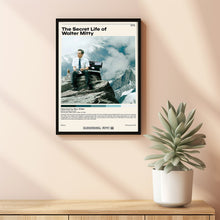 The Secret Life of Walter    Ben Stiller, Minimalist Movie Poster, Vintage Retro Art Print, Custom Poster, Wall Art Print, Home Decor