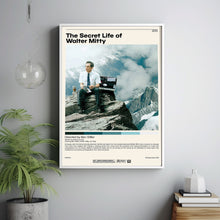The Secret Life of Walter    Ben Stiller, Minimalist Movie Poster, Vintage Retro Art Print, Custom Poster, Wall Art Print, Home Decor