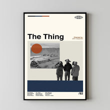 The Thing Poster - John Carpente - Movie Poster - Retro Modern Art - Minimalist Art - Midcentury Art - Vintage Poster - Wall Decor