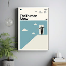 The Truman Show Movie Poster, Jim Carrey Film, Retro Movie Custom Poster, Illustration Art, Modern Vintage, Custom Film Posters